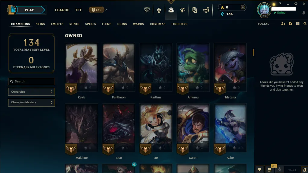 🌎NA 🔥S15⭐️Iron 2 🏆45 Champion ☢️Owend Ann Sivir Sary (Mythic)(Owend) 7 Shards 🔥 13k+ BE☢️🔥Honor 3 ✅Unverified Email🚀instant